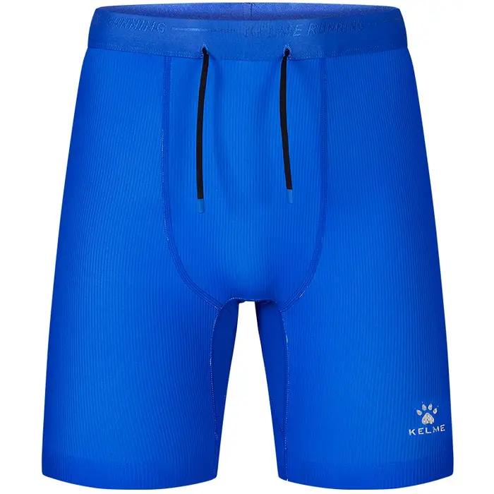 Shorts de course Kelme à séchage rapide pour hommes shorts d'entraînement marathon entraînement compétition running course sport libertés de mouvement舒适运动短裤适合男性快速排汗,适用于马拉松训练和比赛