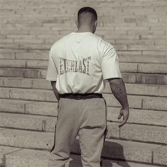 CircFT Jointly-T-Shirt Surdimensionné pour Homme, en Coton, avec Lettres Imprimées, Streetwear d'Ent