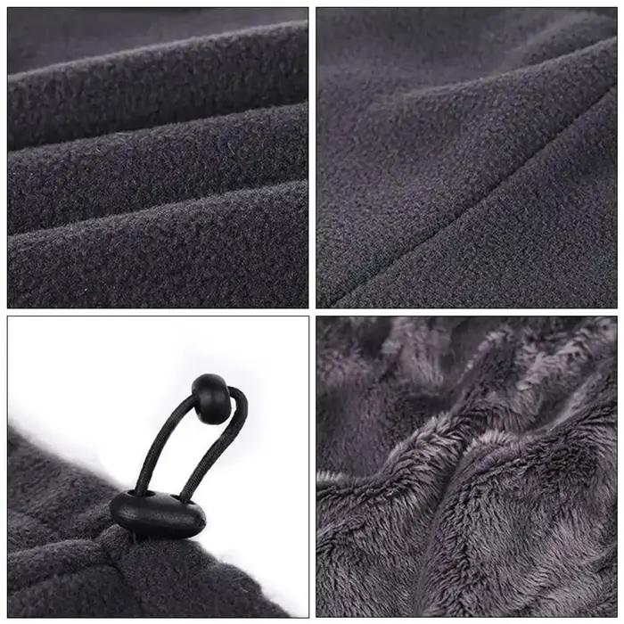 Cagoule d'hiver pour homme et femme, masque facial chaud, écharpe coupe-vent pour le camping, la ran