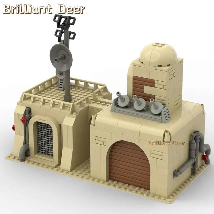Edifs en ruinés abandonnées MOC WW2 Pubg Base militaire scènes de bricolage blocs de construction en