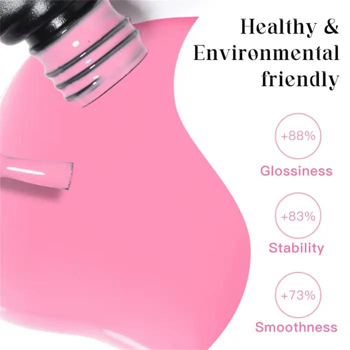 6 pièces Gel vernis à ongles ensemble HEMA gratuit rouge marron couleur Semi Permanent tremper UV Ge