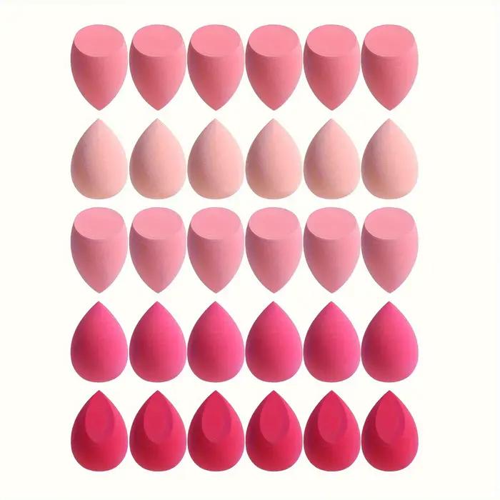 Ensemble d'éponges de maquillage pour application de crème BB liquide, houppette à double usage, sec
