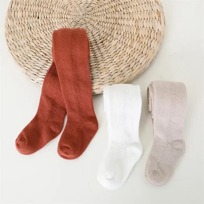 Lawadka 0 à 5 ans été enfant en bas âge bébé collants pour filles mode tricoté côtelé nouveau-né col