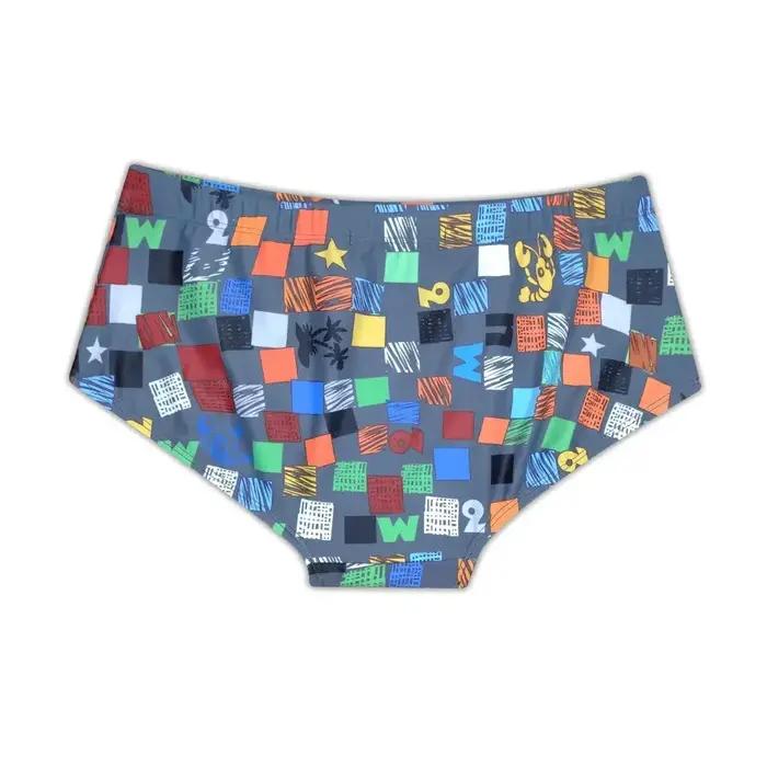 Maillot de bain carré Graffiti Surf homme boxer slips plage été coupe brésilienne design moderne aventures nautiques occasions spéciales