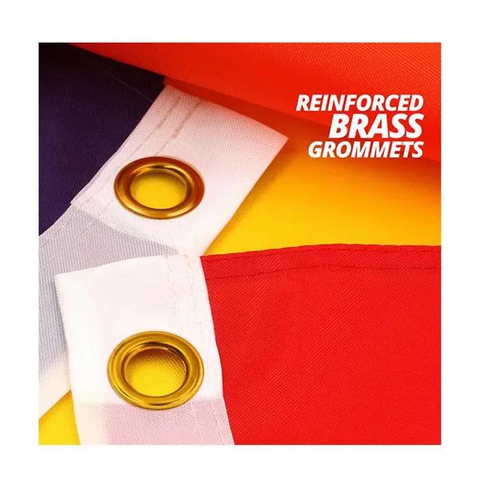 Drapeau personnalisé 90x90cm, grand motif imprimé, vol clairement, publicité extérieure, Promotion c