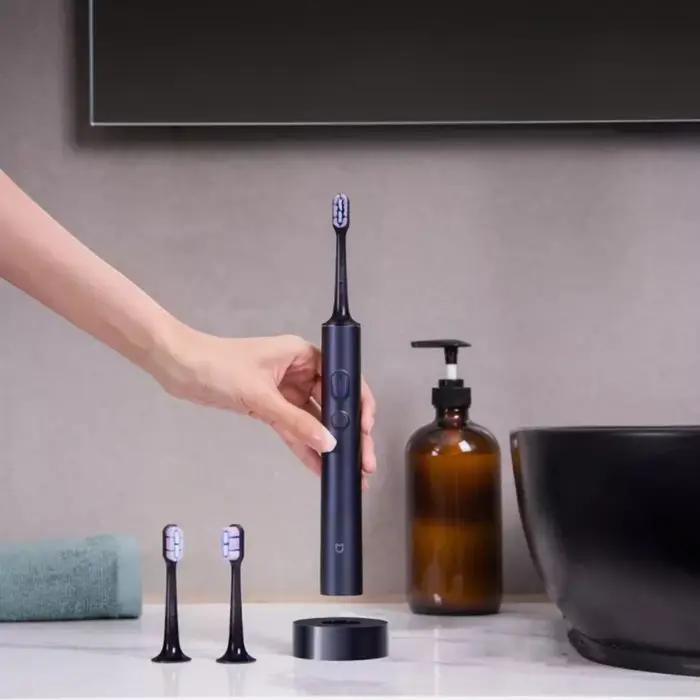 Brosse à dents électrique sonique Mijia T700 avec écran LED, étanche IPX7, poils ultra-denses et sou