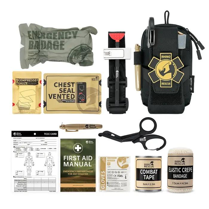 Poudres EDC bal 37Rescue, trousse de premiers soins, trousse de traumatologie de survie, pocommunist