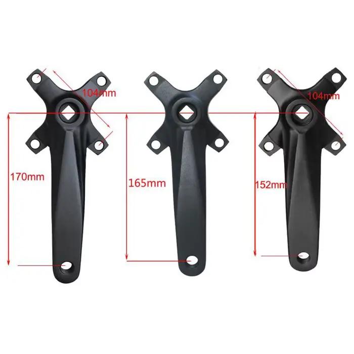104BCD – pignon de manivelle de vélo, 152/165/170mm, pour vtt, trou carré, 30T 32T 34T 36T 38T, plat