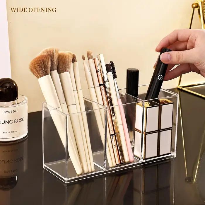 Rouge à lèvres Transparent maquillage cosmétique acrylique pinceau de maquillage outil boîte de rang