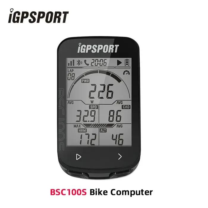 IGPSPORT-Ordinateur de vélo intelligent BSC100S, écran 2.6 pouces, navigation GPS capteur de cadence