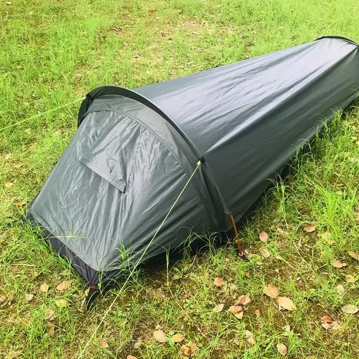 Tente de randonnée en plein air, sac de couchage de camping, imperméable, légère, simple, hypothèque