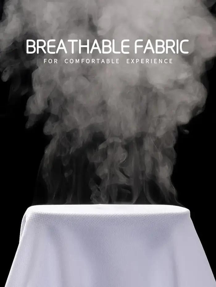 T-shirt col rond 7 pièces blanc ultra-léger pour hommes, séchage rapide, respirant, absorbant la sue