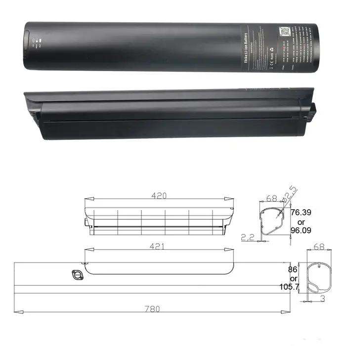Batterie Macwheel Ranger 500 pour vélo électrique 36V 10Ah 48V 10.4Ah Macwheel Ranger 500 Wrangler 600 SEN3 Flex Stride Denago ECOBIKE compatibilité performances endurance autonomie