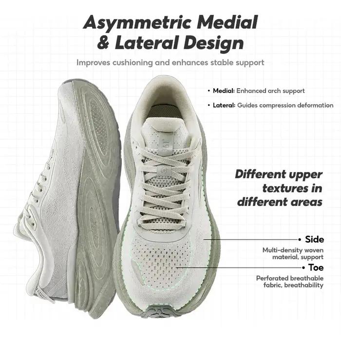 Chaussures de course légères et résistantes 361 Degrees PopBlaze 6 pour hommes confortables amorties pour course et entraînement occasionnels