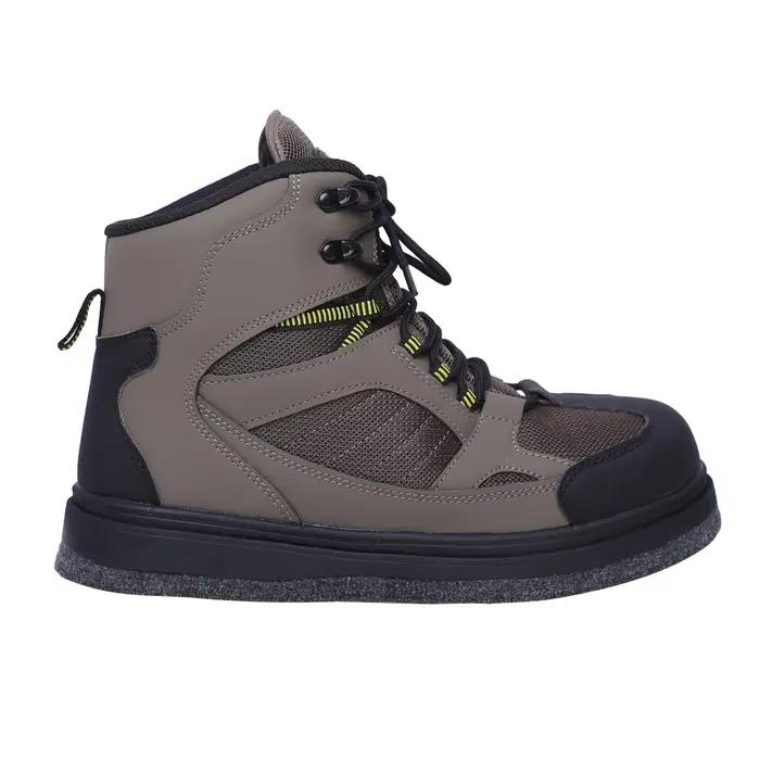 Bottes de pataugeoire légères pour hommes, chaussures de pataugeoire à semelle en feutre, chaussures