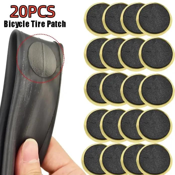 30/20/10PCS vélo sans colle pneu Patches outil réparation rapide pneu Protection Patch adhésif sécha