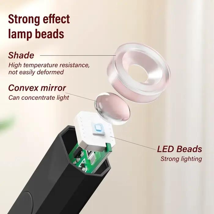 YIKOOLIN lumière UV pour ongles en Gel Mini lampe UV pour ongles lumière LED professionnelle pour le