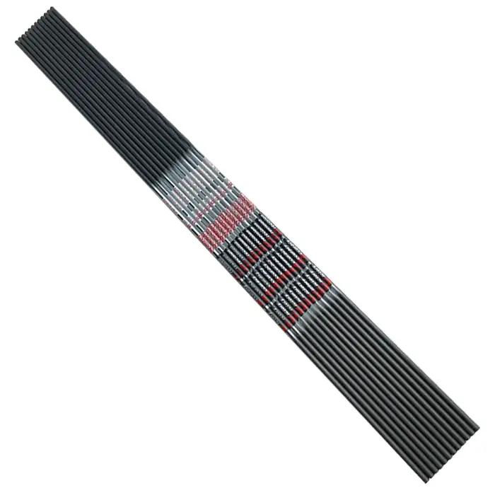 Flèches Tir à l'Arc Carbone 12 Pièces - Arbre ID4.2mm 30 Pouces pour Arc Classique Accessoires