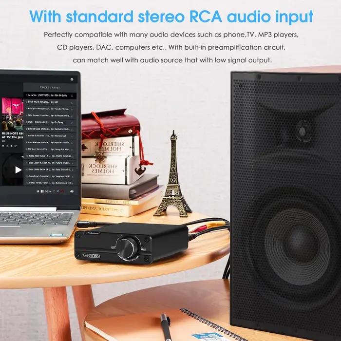 Nobsound NS-04G PRO Mini amplificateur de puissance numérique HiFi stéréo 2.0 canaux classe D Home D