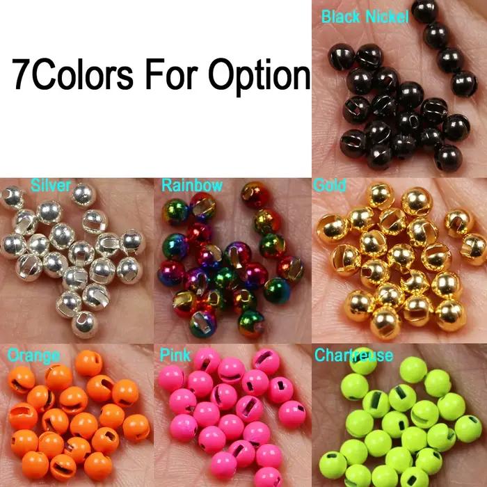Perles de Tungstène à Fente 100mm pour Montage de Mouches - Jig Nymphe Scud Matériel Pêche