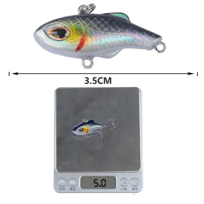 Leurre de pêche à la manivelle, mini wobblers durs, appâts vibrants, leurre de pêche en mer, hiver,