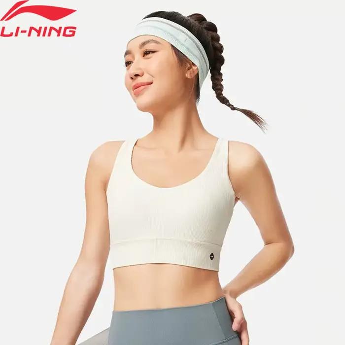 Soutien-gorge de sport femme Li-ning léger ajustement serré - FREEZ technologie 68% polyamide 32% élasthanne