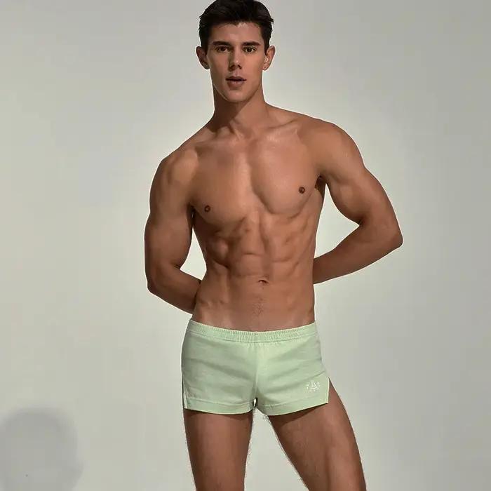 Seobean-Poche intérieure anti-ALD pour homme, coton, sports, fitness, course à pied, décontracté, mo