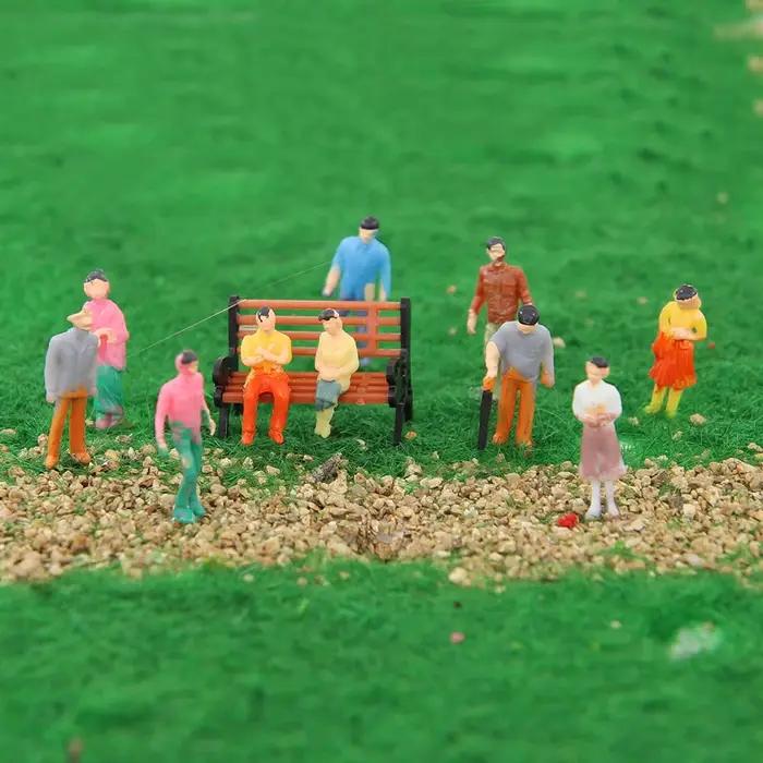 100 pièces 1:100/150/200 échelle modèle figurines miniatures échelle N scènes peintes modélisation p