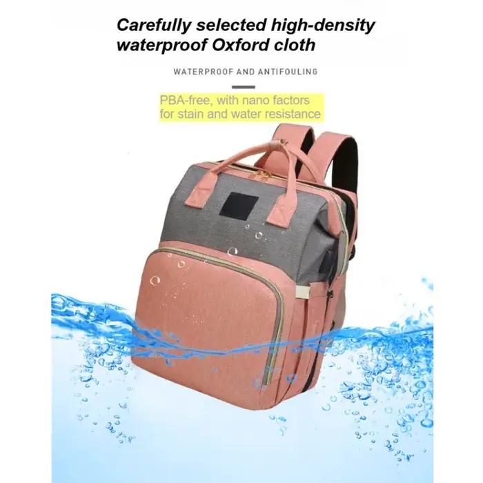Lit pliant multifonctionnel pour maman, compartiment isotherme simple et portable pour biberons, sac