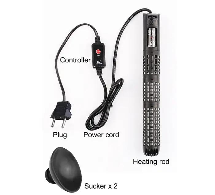 SUNSUN Aquarium Chauffage Submersible Aquarium Écran LCD Tige de Chauffage D'eau Réglable Numérique