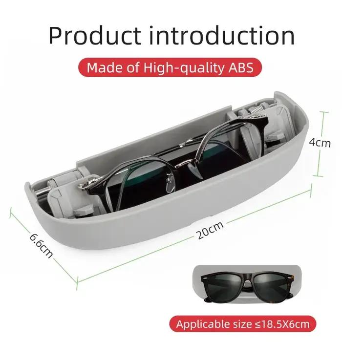 Étui à lunettes de soleil pour Audi A3 S3 8V 8Y A4 B9 B8 S4 A5 S5 A6 C7 C8 Q3 Q5 Q7 2015 2016 2017 2