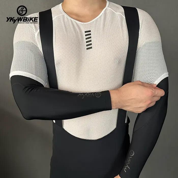YKYWBIKE-Manchons de bras de vélo pour hommes, Smile Warm, Sports, Hiver, Cyclisme, Italie MITI, Com