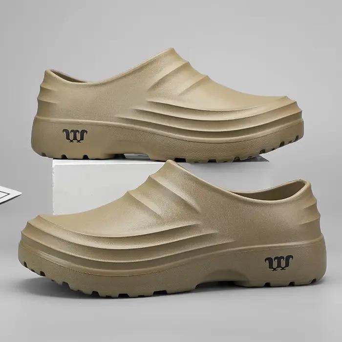 Chaussures de Chef d'été antidérapantes et résistantes à l'huile, pantoufles paresseuses, pantoufles