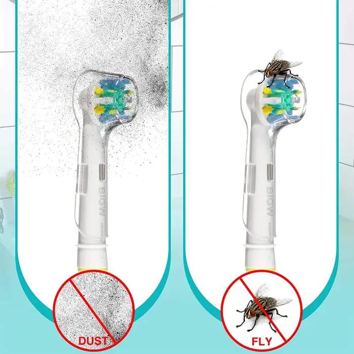 Couvercle de protection des têtes de brosse à dents électrique, 2/4 pièces, couvercle de protection