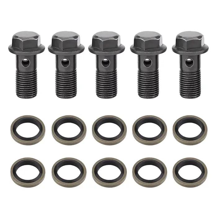 Boulon de banjo de frein universel en acier inoxydable pour moto, scooter tout-terrain RL, étriers à
