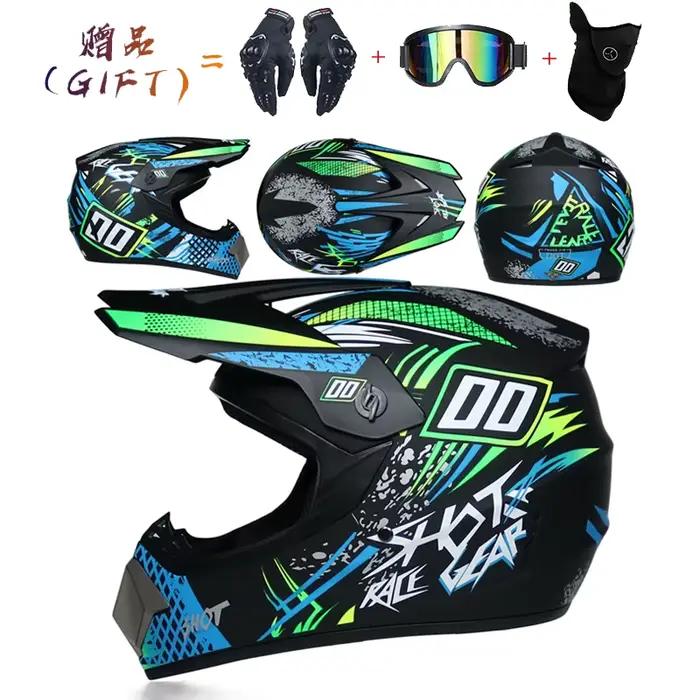 Casque de motocross de sécurité Casco Motocross vélo descente capacité ATV casque croisé enfant casq