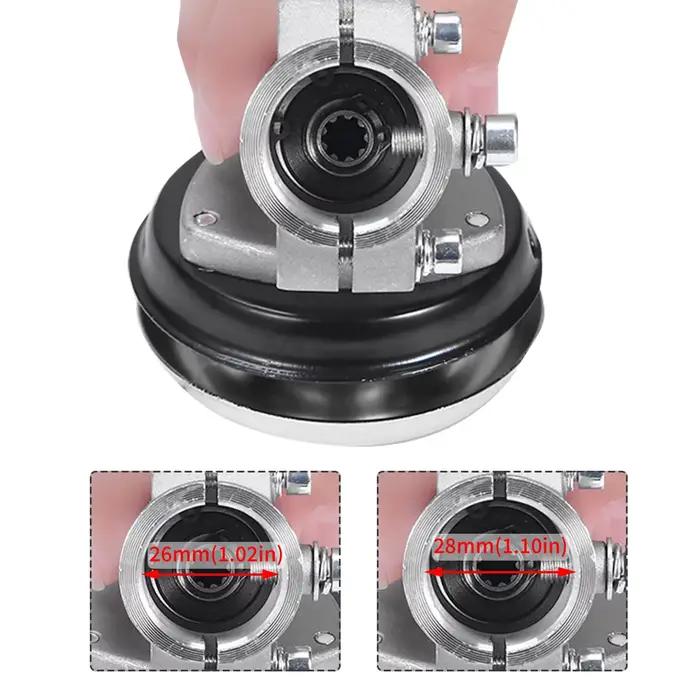 26mm/28mm 7/9 dents tondeuse boîte de vitesses tête de vitesse débroussailleuse coupe gazon remplace