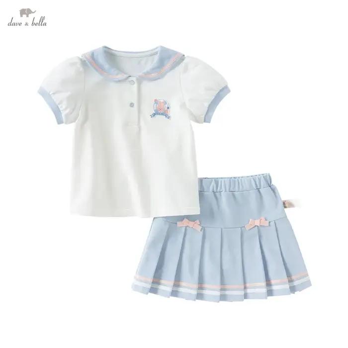 Strive MACChildren-Ensemble de jupe et polo de sport pour bébé, vêtements pour enfants doux et migno
