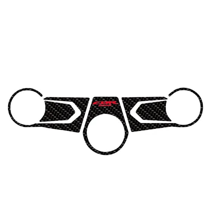 Autocollant de capuchon en Fiber de carbone CBR 650R, tampon de réservoir, fourche, Triple arbre, au
