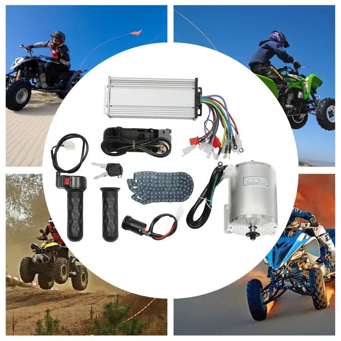 Kit de moteur sans balais avec contrôleur et accélérateur pour scooter électrique, conversion de piè