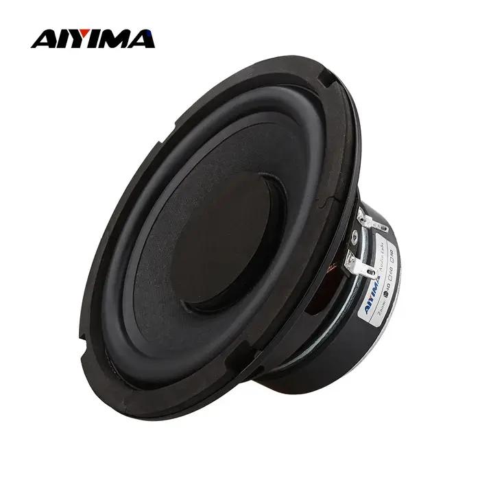 AIYIMA 1 pièce Subwoofer 6,5 pouces 4/8 Ohm 80W Super Bass Woofer Haut-parleur Home Cinéma pour Ence