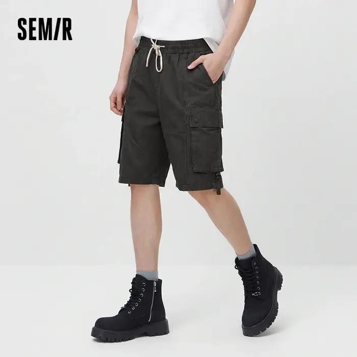 Shorts Homme Semir 2026 Rétro, Style Workwear, Très Amples, Longueur Genou, Décontractés, Tendance S