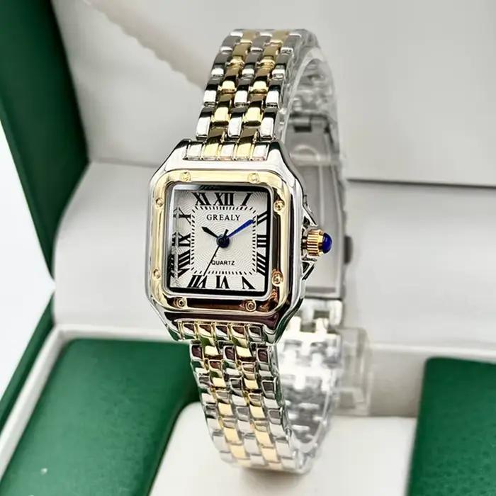 Top marque montre femmes affaires rétro classique Simple étanche bande d'acier dames mode Quartz hor