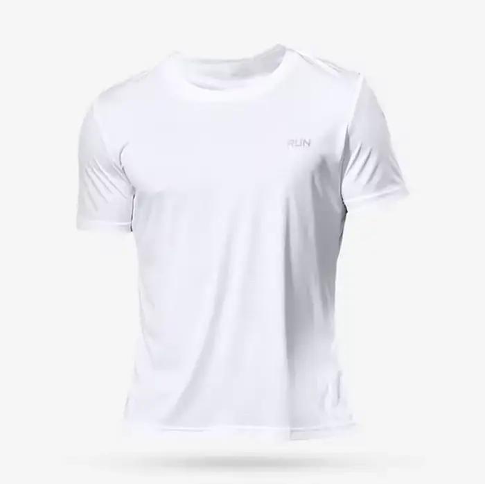 Été hommes séchage rapide course musculation chemises Sport Gym t-shirt hommes à manches courtes Fit