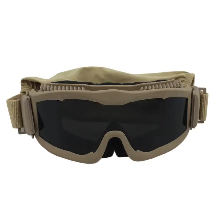 VULPO lunettes tactiques Airsoft Paintball lunettes de tir coupe-vent Anti-buée lunettes randonnée a