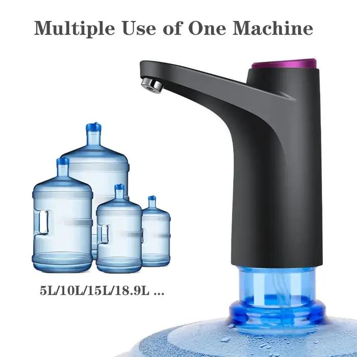 HiPiCok pompe à eau 19 litres distributeur d'eau pour bouteille Mini USB automatique électrique Gall