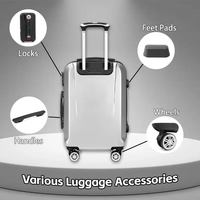 Pièces de rechange pour valises Rimowa 360 ° Roues silencieuses et lisses, roues pivotantes, insta