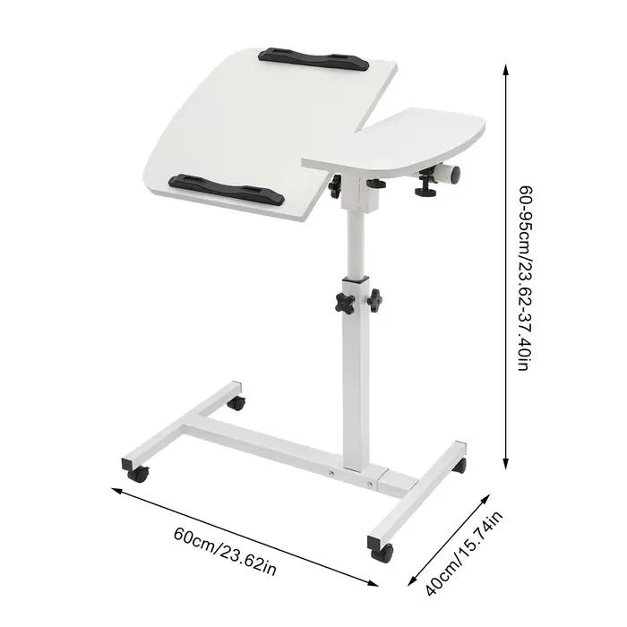 Angle & recommande-Table roulante réglable pour ordinateur portable, support pour ordinateur portabl