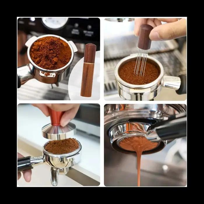 Agitateur de café expresso portable, outil de distribution d'espresso, 6 lames grossières, document