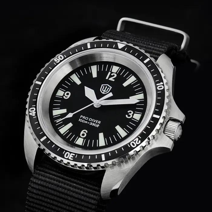Watchdives WD1980 V3 montre de luxe VH31 balayage secondes mouvement à Quartz AR revêtement verre sa